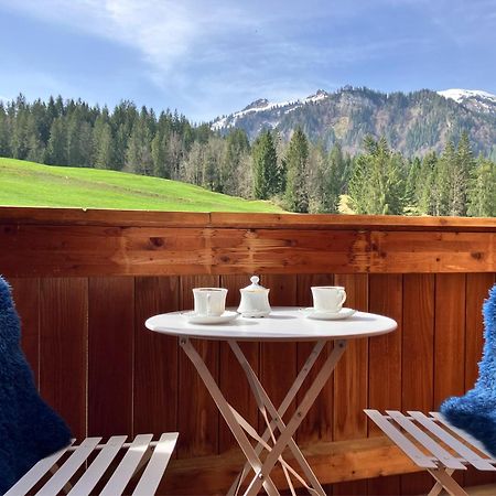 Kraehenberg Am Rande Der Wildnis Appartement Sibratsgfäll Buitenkant foto