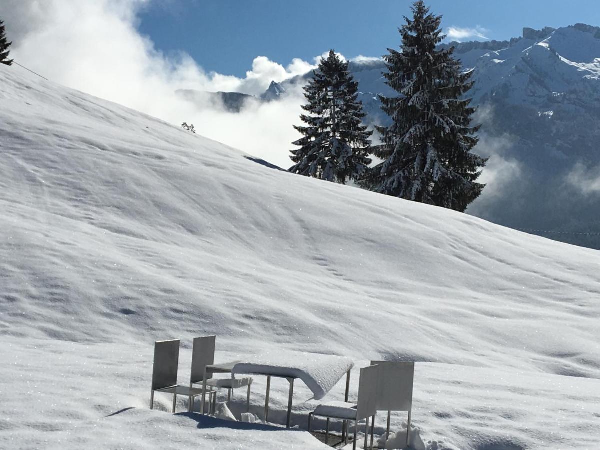 Kraehenberg Am Rande Der Wildnis Appartement Sibratsgfäll Buitenkant foto