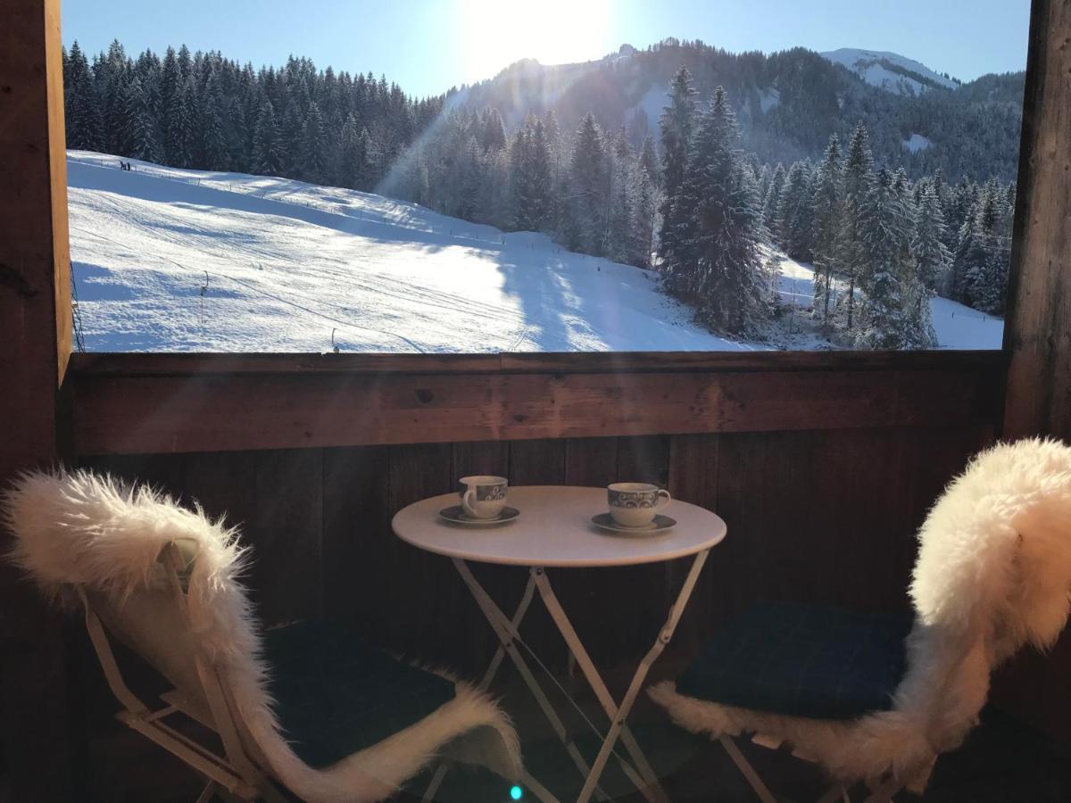 Kraehenberg Am Rande Der Wildnis Appartement Sibratsgfäll Buitenkant foto