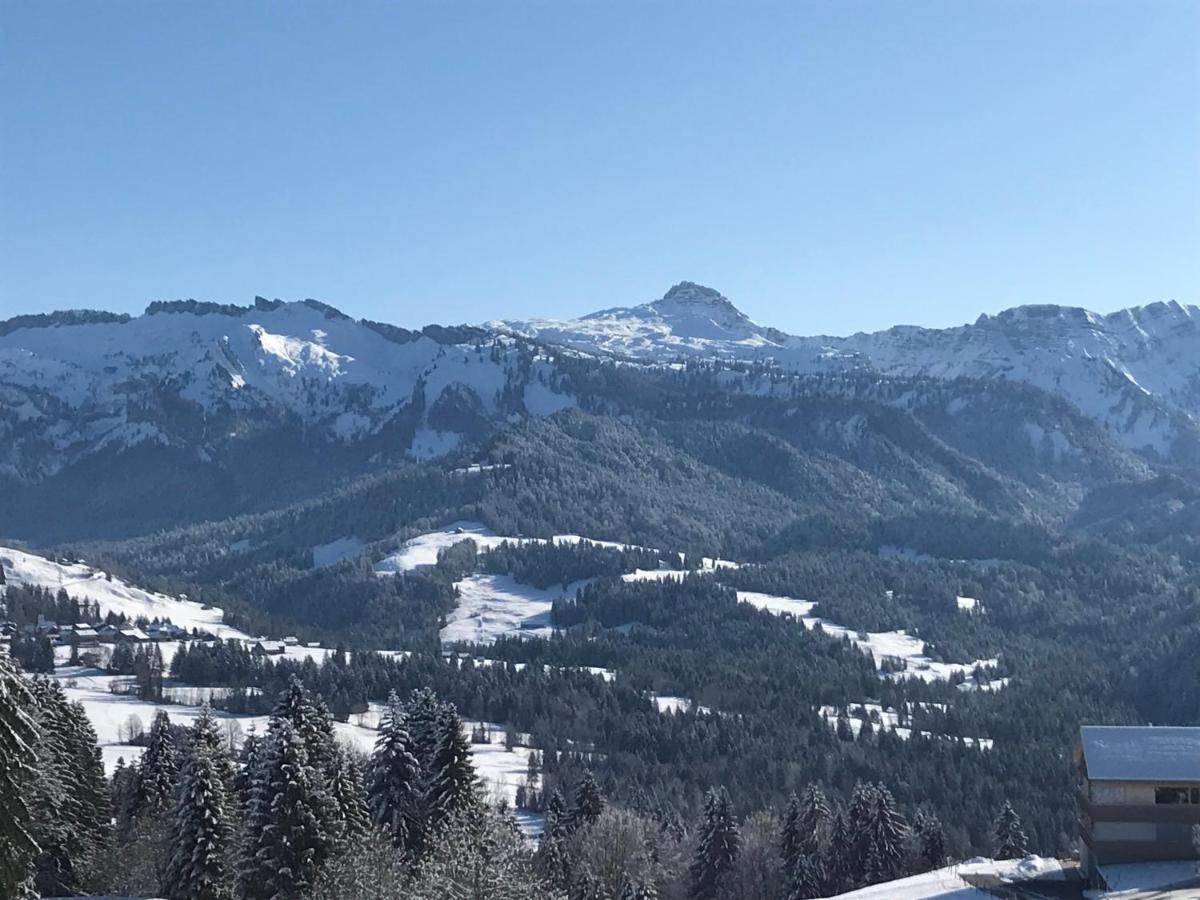 Kraehenberg Am Rande Der Wildnis Appartement Sibratsgfäll Buitenkant foto
