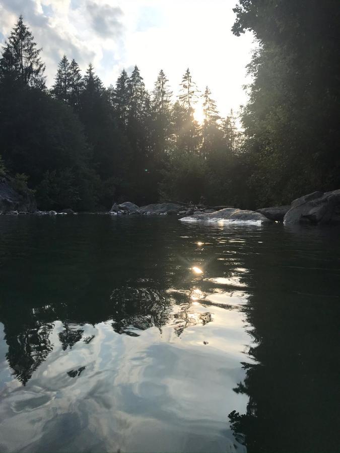 Kraehenberg Am Rande Der Wildnis Appartement Sibratsgfäll Buitenkant foto