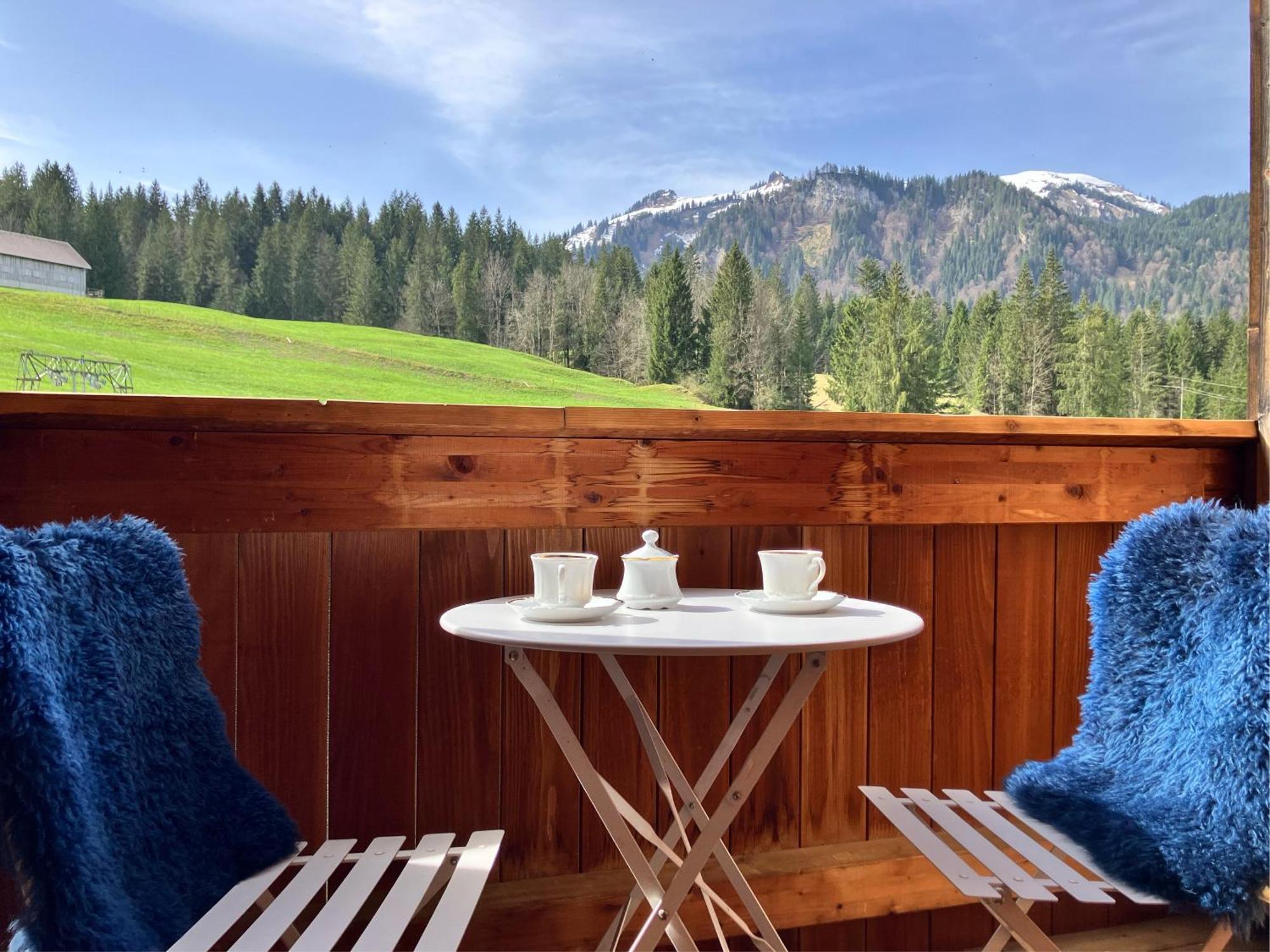 Kraehenberg Am Rande Der Wildnis Appartement Sibratsgfäll Buitenkant foto